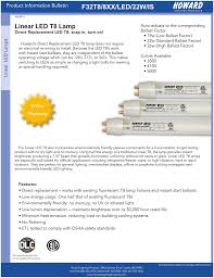 F32t8 8xx Led 22w Is Linear Led T8 Lamp Product Information