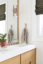 Wood And Leather Hand Towel Holder