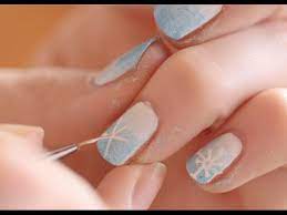 diy winter white manicure nail file
