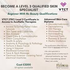 level 3 qualified skin specialist