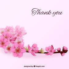 These posts will contain example thank you note messages for specific occasions. Free Vector Thank You Background With Flowers