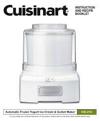 instruction and recipe booklet cuisinart