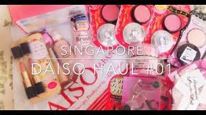 singapore huge daiso cosmetics haul