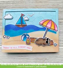 Charge up a myboardwalk card and pay as you go. Jenn S On The Beach Interactive Pivot Pop Up Card Lawn Fawn