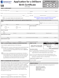 Certificates are delivered by registered post and we have allowed a week for this in the times below. Form Hd02090f Download Fillable Pdf Or Fill Online Application For A Stillborn Birth Certificate Pennsylvania Templateroller