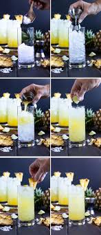 pineapple coconut rum drinks cooks