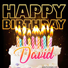 Happy birthday gifs download and share best happy birthday gif pictures for whatsapp friend and family from birthday animated gif pictures class. Happy Birthday David Cake Images