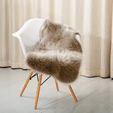 Faux Sheepskin Rug Chair Cover