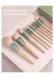 msq msq green smith makeup brush set