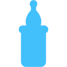 Caribbean Blue Baby Bottle Icon Free Caribbean Blue Bottle