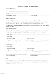 Claimants who currently have a debit card as their method of payment can switch to direct deposit by logging in to their account online and adding a bank account number any time prior to that date. Form Ls15 Download Printable Pdf Or Fill Online Notice And Consent For Direct Deposit New York Templateroller