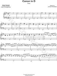 Print and download canon in d sheet music. Peter Plutax Canon In D Easy Sheet Music Piano Solo In D Major Download Print Sku Mn0190189