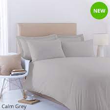 calm grey bedding set supersoft 180tc
