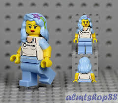 Explore our funky, cool collection of kitsch jewellery today! Female Minifigure Girl W White Tank Top Light Blue Hair W Starfish Lego Lego Minifiguren Gamersjo Com