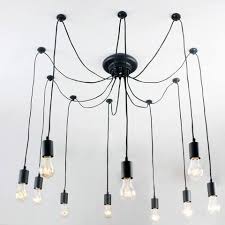 Antique Black Large Barn Chandelier Lighting With 10 Lights Bulbs Incl Unitarylighting