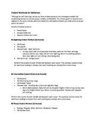 swimming dryland workouts unc cus rec
