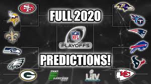 There's more to it than that, so let's demystify the new format so you can watch the 2020 playoffs and actually understand what's going on. Both Conference Champs Correct Full 2020 Nfl Playoff Predictions Who Wins Sb Liv Youtube