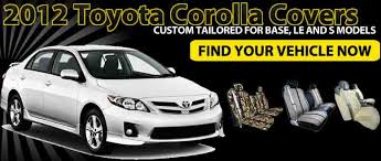 2016 Toyota Corolla Seat Covers From