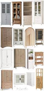 storage cabinets for linens and things