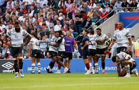 fiji defeat england for first time to
