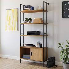 4 Shelf Wall Mounted Bookcase