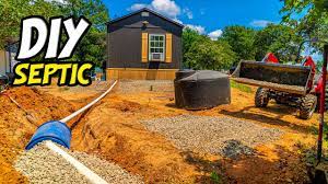 diy septic system for off grid shed to