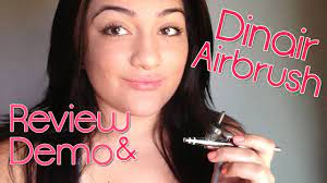 dinair airbrush makeup demo review
