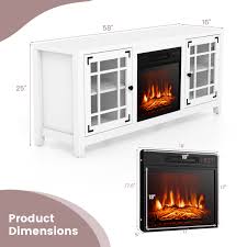 58 Inch Fireplace Tv Stand With