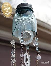 Recycled Wine Bottle Wind Chimes