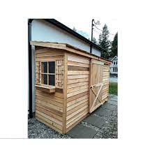 red cedar garden shed