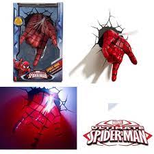 3d Marvel Spiderman Hand Wall Light In