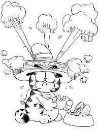 [characters featured on bettercoloring.com are the property of their respective. Garfield Smoke Coloring Page Coloring Pages Pattern Coloring Pages Coloring Books