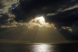 Image result for sunlight coming through the clouds