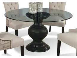 60 round glass table top can be used as a table cover to protect surface of an existing table, patio table, or other furniture. Cmi Serena 60 Round Glass Dining Table With Pedestal Base Wayside Furniture Dining Room Table