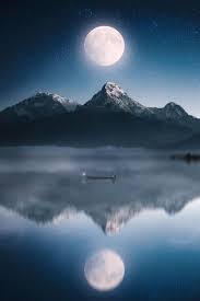 Moon River Moon Moonlight Sky Mountains In 2019 Moon