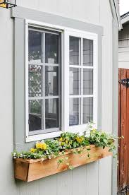 Window flower boxes are easy to install, adding an exciting new dimension to any shed window. Easy 15 Fixer Upper Style Diy Cedar Window Boxes Joyful Derivatives