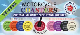 Learn how to do just about everything at ehow. Motorcycle Coasters Custom Imprinted Motorcycle Kickstand Pads