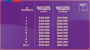 Primero, establecer un ingreso familiar de emergencia universal o ife universal, que llegará en forma simple y rápida a todas las familias del registro social de hogares. Evxmeb3g9ns3m