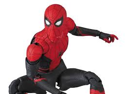 Peter parker wears a few different red suits in far from home. Spider Man Far From Home Mafex No 113 Spider Man Upgraded Suit