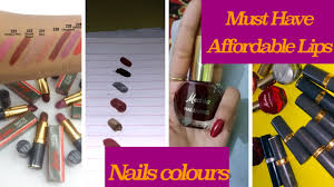 medora lipsticks nail polishes