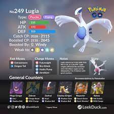 Lugia in Raids - Leek Duck | Pokémon GO News and Resources
