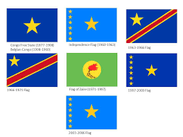 The exact shade of blue in the first independent flag was never specified and so many the flag of the democratic republic of the congo is blue in color and has a yellow star to the top left corner. History Of The Flags Of The Congo Vexillology