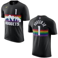 Browse denver nuggets jerseys, shirts and nuggets clothing. Nuggets 2019 City Edition Player Tee S Altitude Authentics