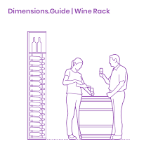 Wine Racks Dimensions Drawings