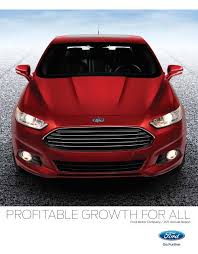annual report 2016 ford motor company