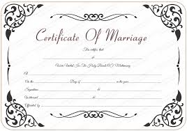 Printable Marriage Certificate Rome Fontanacountryinn Com