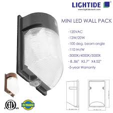 Mini Led Wall Pack Light Dusk Dawn
