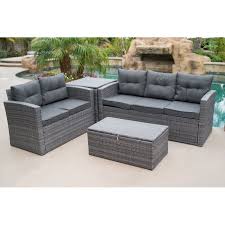 rowley patio sectional with cushions