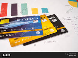 Credit card networks play a different role. Credit Card On Chart Image Photo Free Trial Bigstock