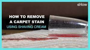 carpet stain with shaving cream